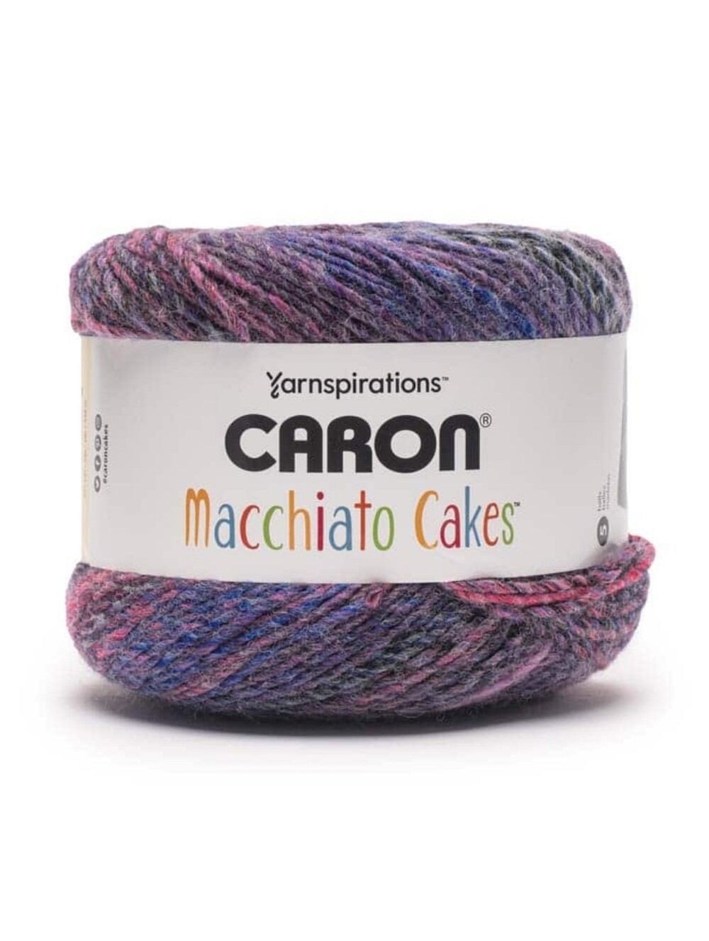 NEW Caronยฎ Macchiato Cakesโข VIOLET Bulky Yarn Acrylic Wool US Needles Hook 10